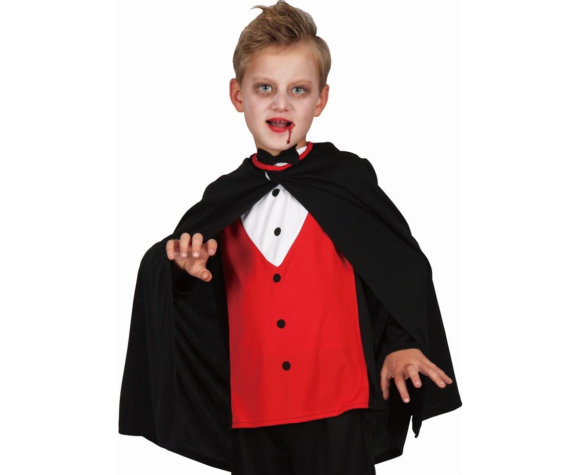 Role play-set for kids Gothic Vampire (cape, shirt), size 110/120 cm